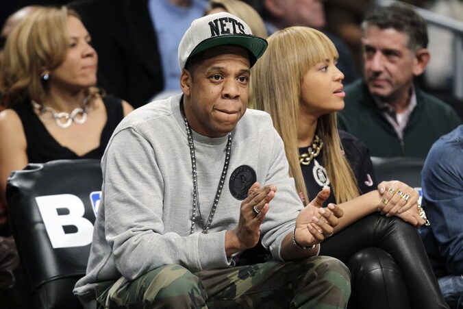 Jay-Z zat altijd op de eerste rij bij de thuiswedstrijden van de Brooklyn Nets.