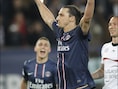 Ibrahimovic viert één van zijn vele doelpunten
