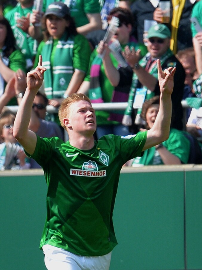 Kevin De Bruyne scoorde voor Werder, maar dat volstond niet voor de zege.
