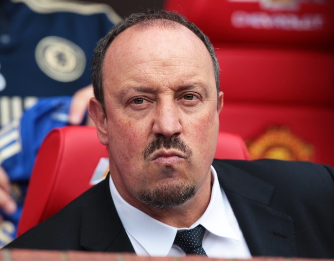 Huidige trainer van Chelsea: Rafa Benitez