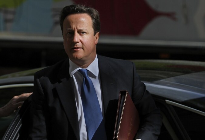 De Britse premier David Cameron