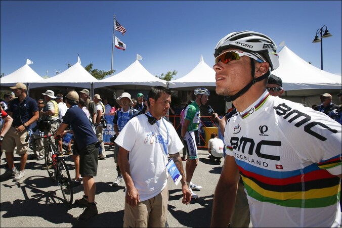 Philippe Gilbert keert terug naar huis voor bij de bevalling van zijn vrouw te zijn