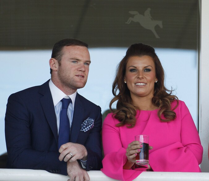 Wayne Rooney en vrouwtje Coleen.