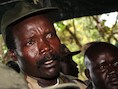 De Oegandese rebellenleider Joseph Kony.