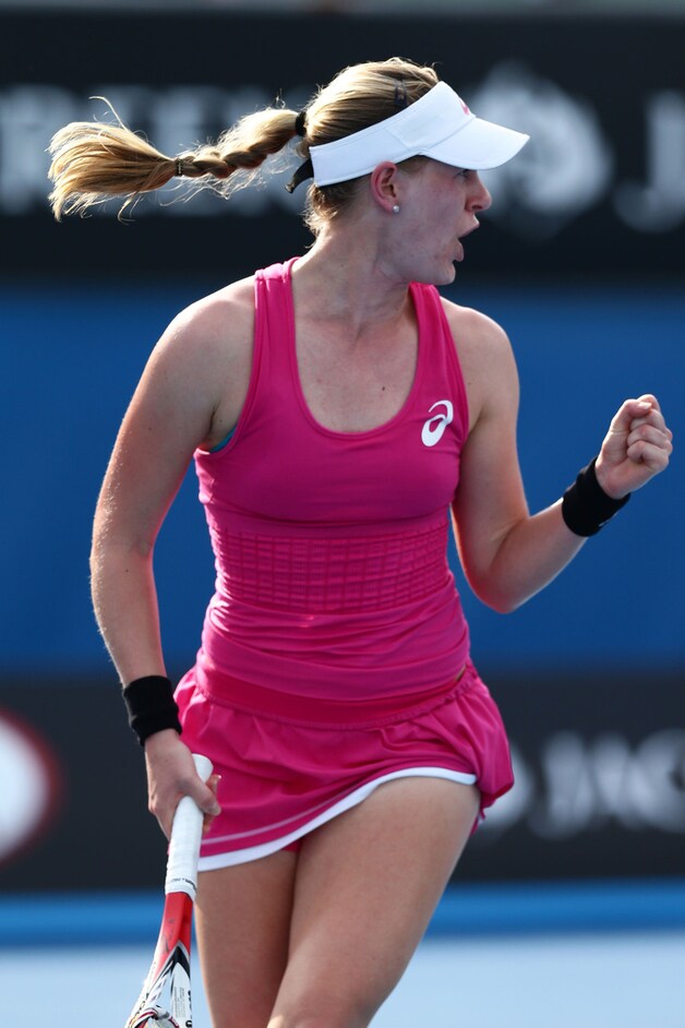 Alison Riske staat voor het eerst in haar loopbaan in de tweede ronde van de Australian Open