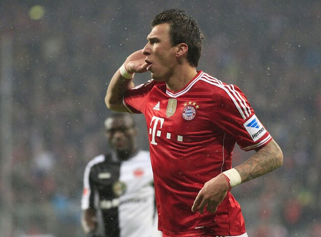 Mario Mandzukic pikte in de slotfase zijn goaltje mee.
