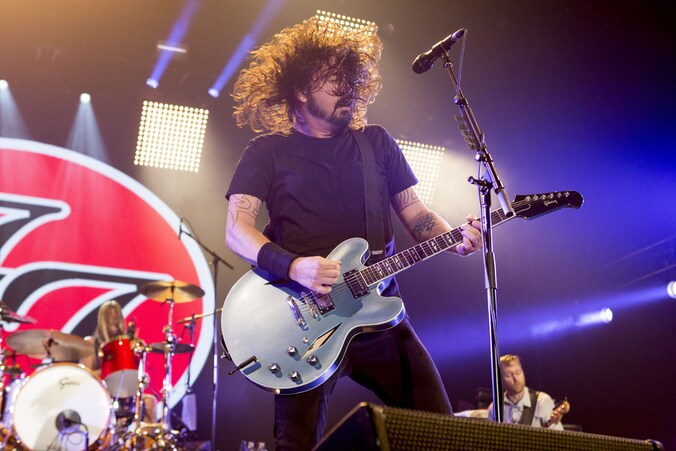Dave Grohl van Foo Fighters.