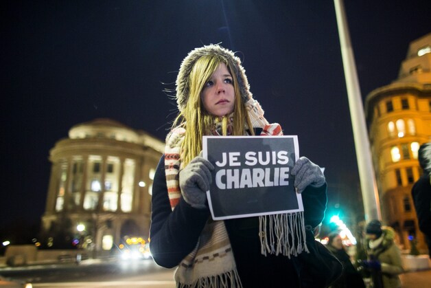 #JeSuisCharlie in Washington DC.