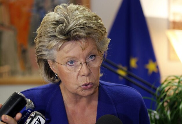 Eurocommissaris van Justitie en Grondrechten Viviane Reding.