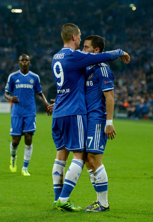 ... en viert met die andere uitblinker Torres, die twee keer scoorde.