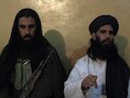 Leden van Tehreek-e-Taliban kondigen op een persconferentie de nieuwe leider Fazlullah aan.