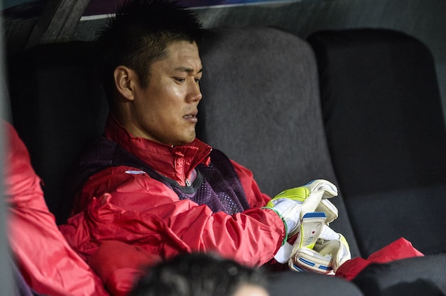 Kawashima verkommerde op de bank