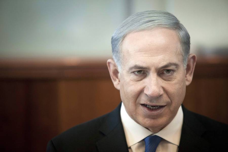 De Israëlische premier Benjamin Netanyahu.