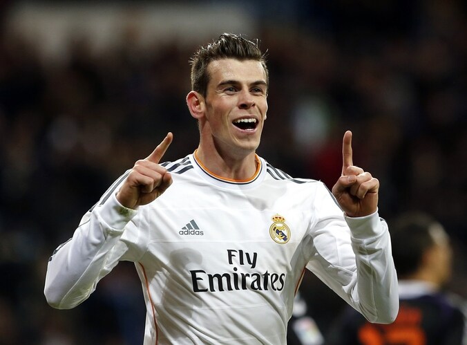 Gareth Bale scoorde drie keer voor Real.