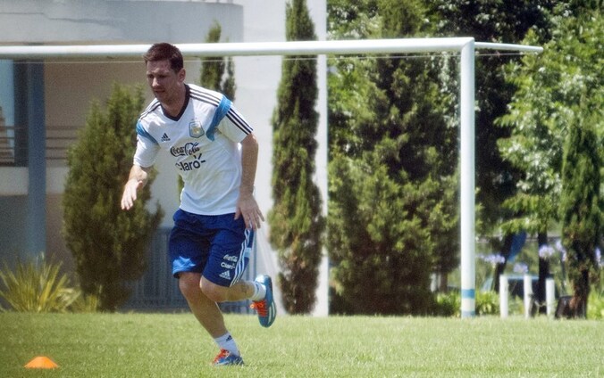 Lionel Messi werkt in Argentinië aan zijn herstel.