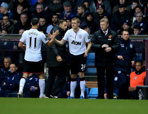 Darren Fletcher maakte zijn wederoptreden na ruim een jaar afwezigheid.