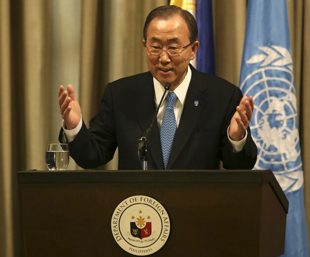 Secretaris Generaal van de Verenigde Naties Ban Ki-moon.
