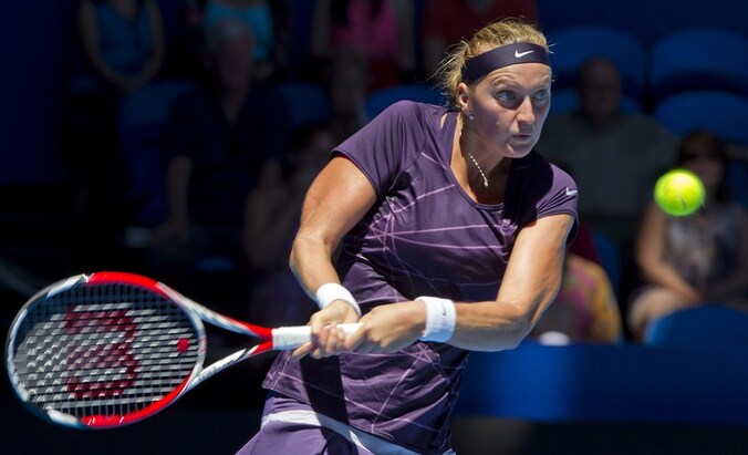 Petra Kvitova verpletterde Anabel Medina Garrigues.