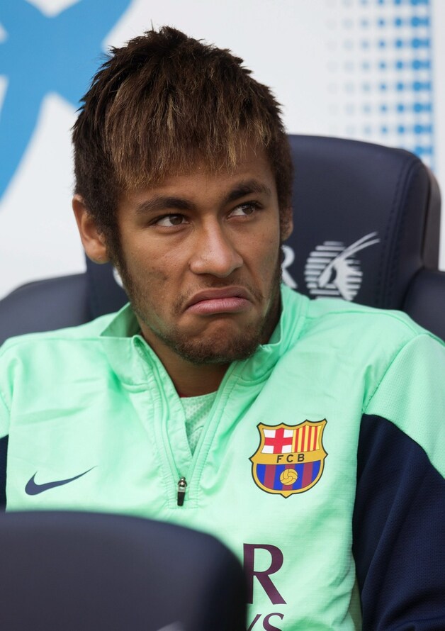 Neymar begon op de bank