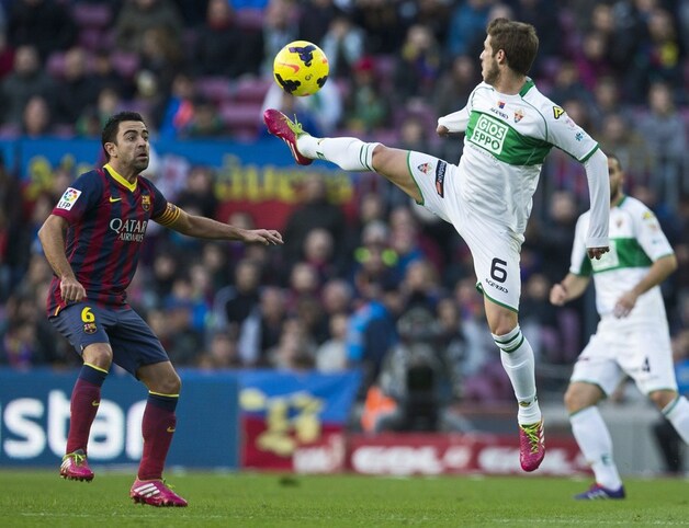 Xavi miste een strafschop