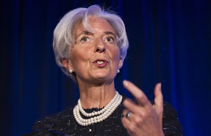 IMF-directeur Lagarde rekent op de financiële input van de Aziatische landen.