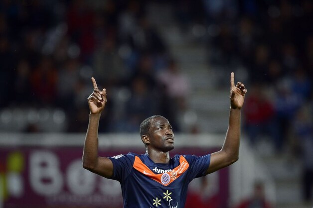 John Utaka werd met twee goals matchwinnaar voor Montpellier.