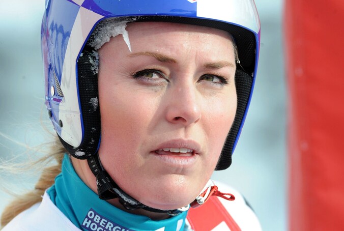 Lindsey Vonn staat voor haar wederoptreden.