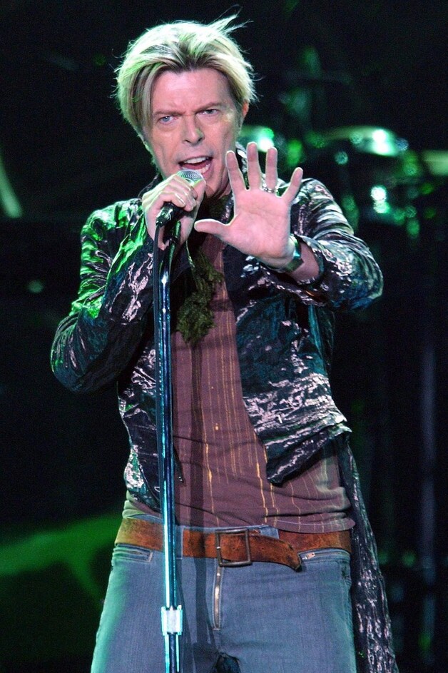Bowie in 2003 in Hamburg.