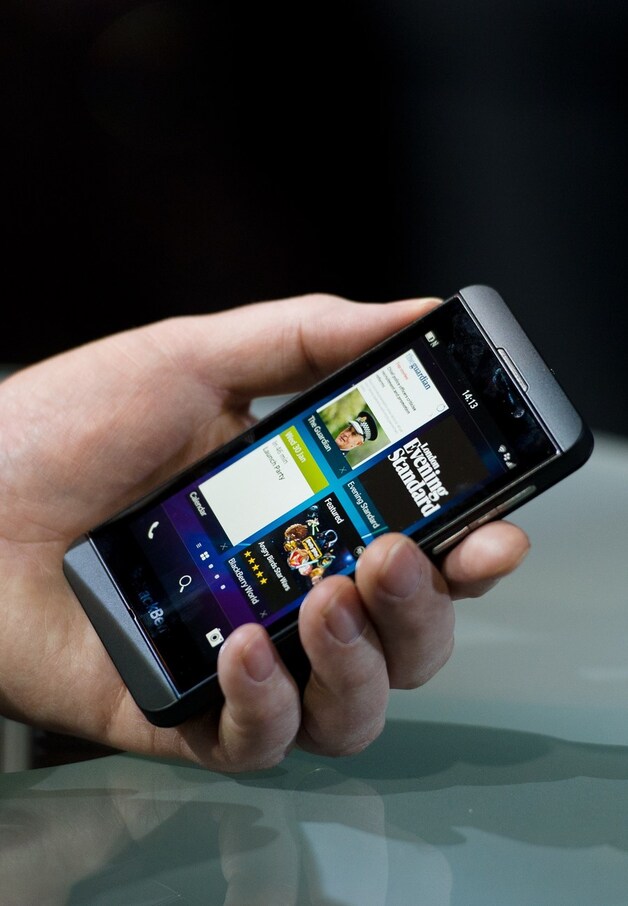 De BlackBerry Z10.