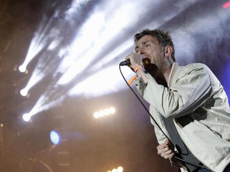 Frontman Damon Albarn van Blur.