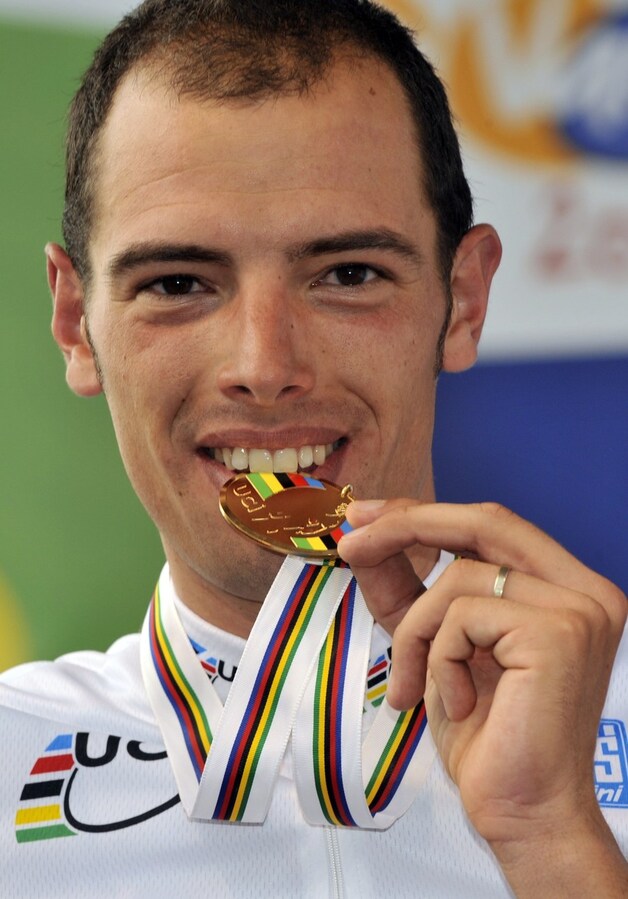 Alessandro Ballan werd wereldkampioen in 2008.