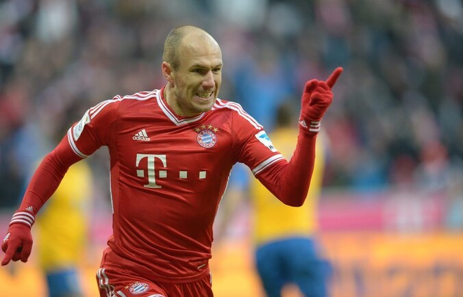 Ook tegen Eintracht Braunschweig was Robben de grote man.