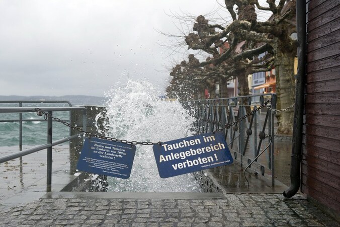 De storm woedde het hevigst in het zuiden van Duitsland.