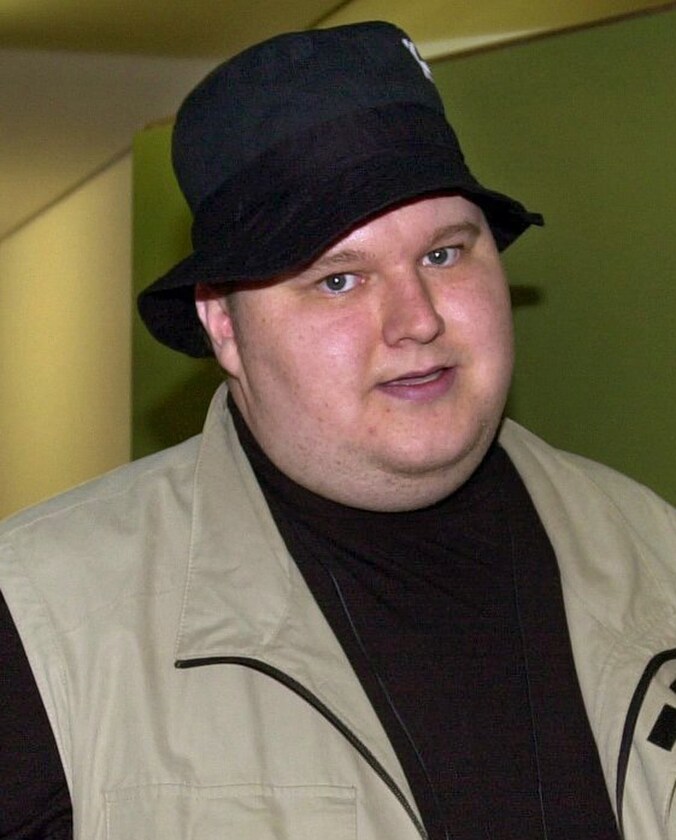Kim Scmitz, beter bekend als Kim Dotcom.
