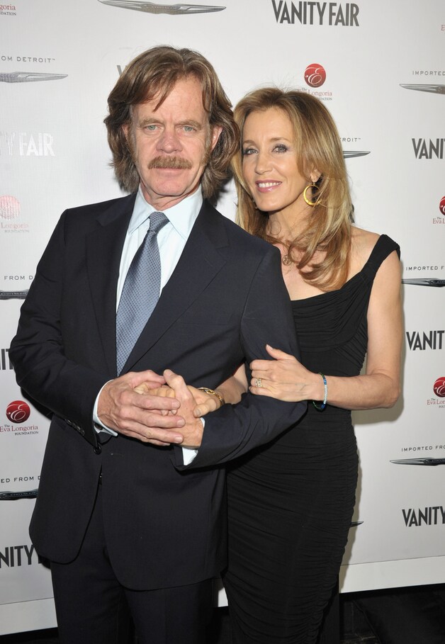Felicity Huffman met haar echtgenoot William H. Macy.