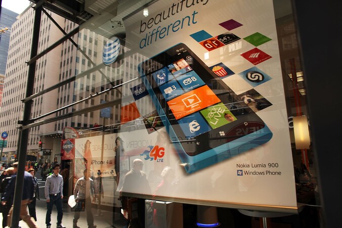 Lumia 900, het smartphonemodel van Nokia.