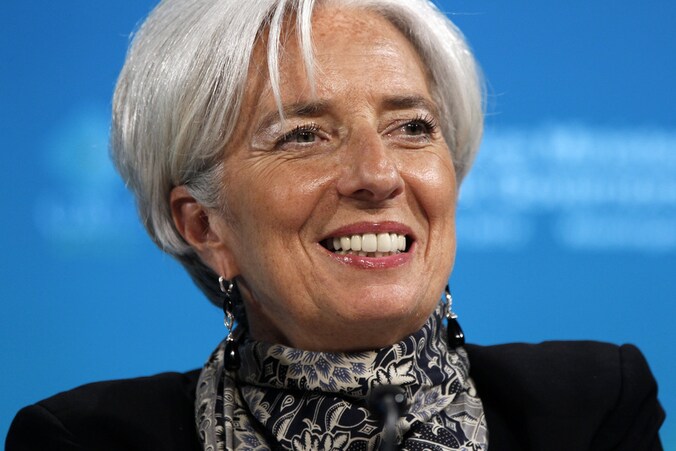IMF-topvrouw Christine Lagarde.