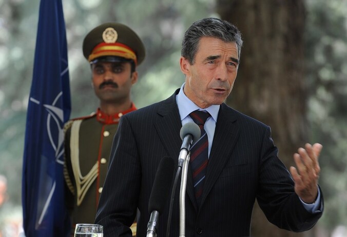 Secretaris-generaal van de NAVO Anders Fogh Rasmussen.