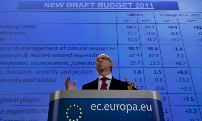 Europees minister van Begroting Janusz Lewandowski.
