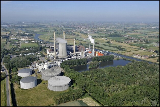 De elektriciteitscentrale van Ruien.