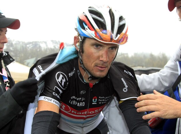 Fränk heeft de Giro gisteren verlaten.