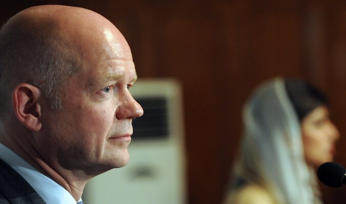 Brits minister van Buitenlandse Zaken William Hague.