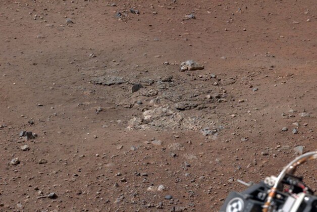 Een blik op Mars.