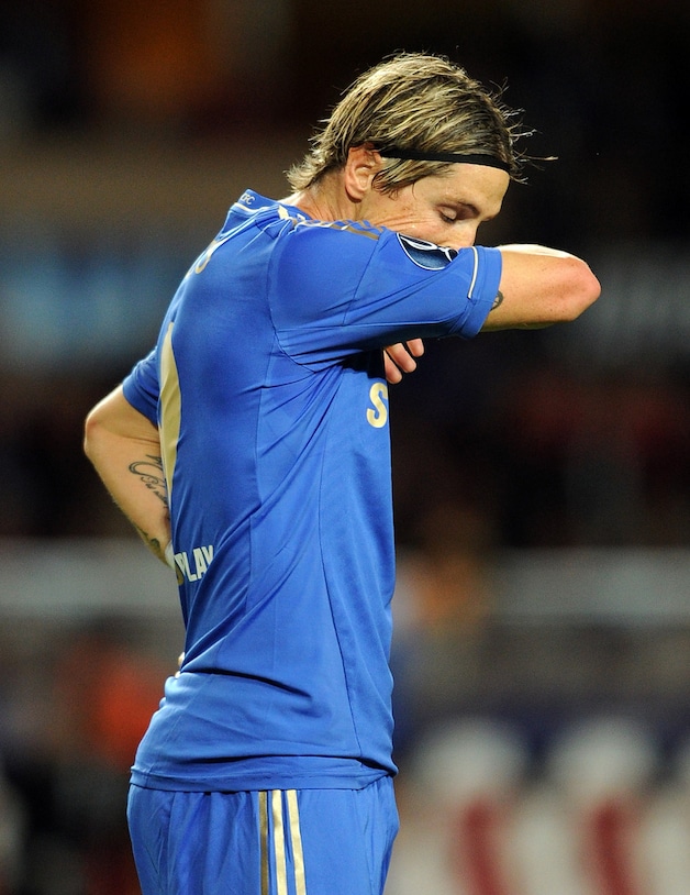Torres beleefde net als Hazard een frustrerende avond tegen zijn jeugdclub.