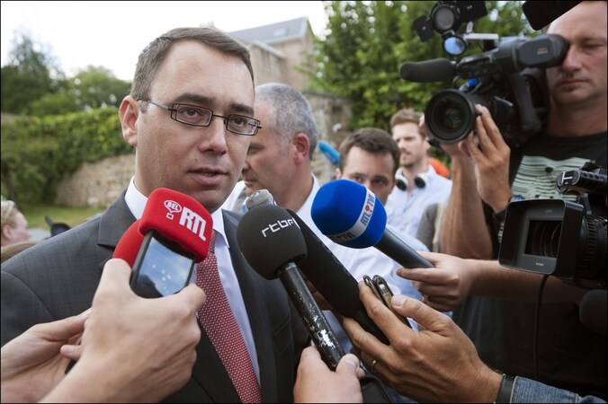 Maxime Prévot, burgemeester van Namen.