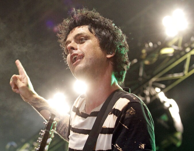 Green Day-zanger Billie Joe Armstrong.