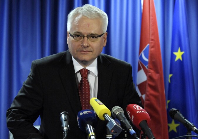De Kroatische president Ivo Josipovic.