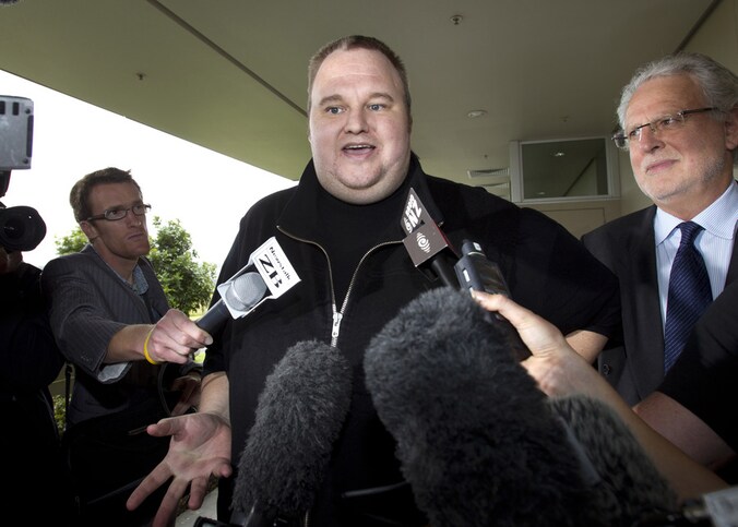 Kim Dotcom, eigenaar van MegaUpload.
