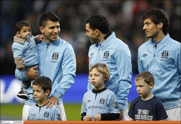 Aguero en Tevez.