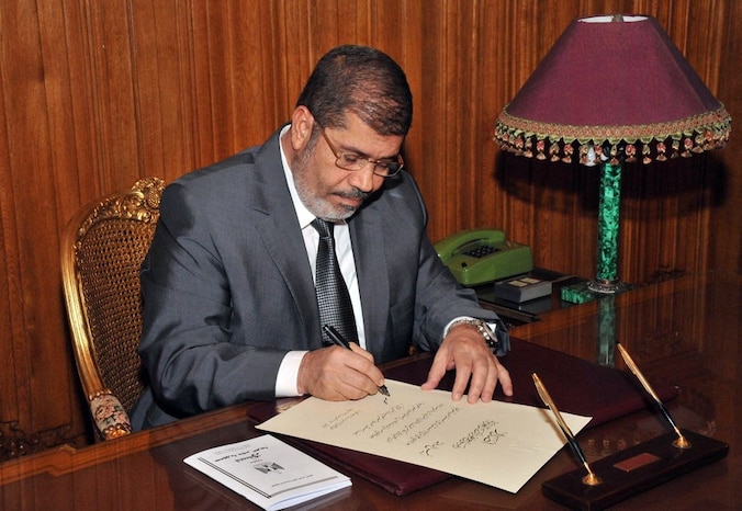Mohamed Mursi.
